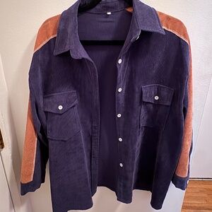 Corduroy button up shirt